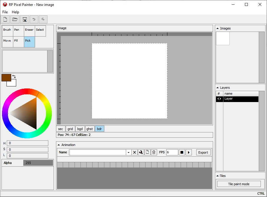 RP Pixel painter v0.1